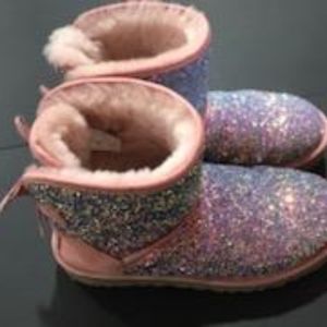 Pink sequins uggs